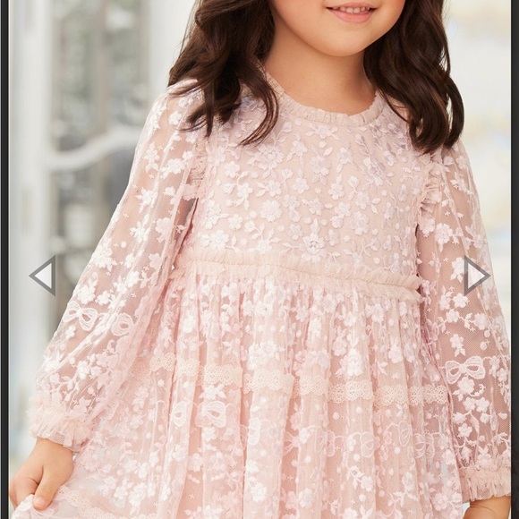 Beautiful Needle and Thread Blush Girl party dress - Picture 2 of 3